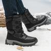 Women/Men's Snow Boots Mens Winter Boots Retro Combat Boots Anti Slip Wear-resistant Outdoor Boots Outdoor Waterproof Boots