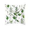 Autumn Maple Leaf Fresh Printing Pattern Polyester Cushion Cover for Home Living Room Sofa Bedroom Decoration Pillow Cover