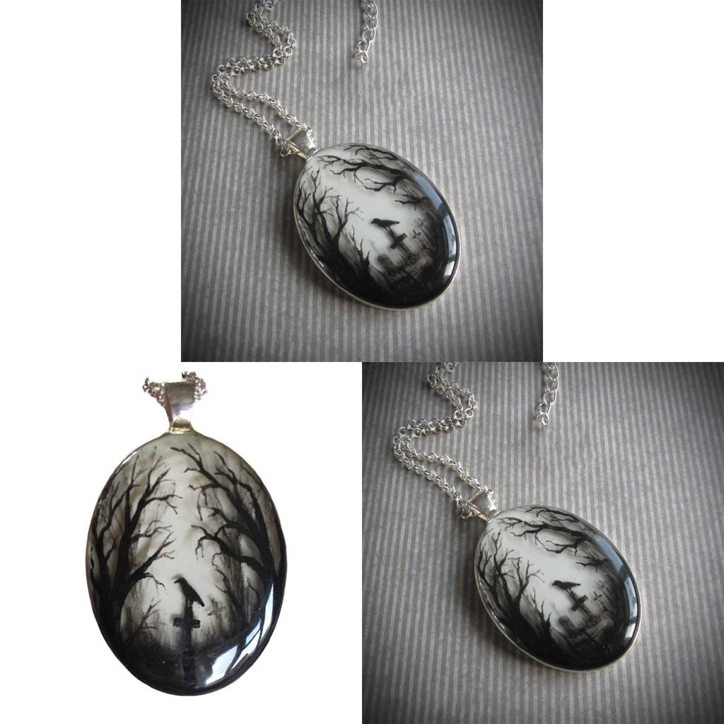 Gothic Pendant Necklace With Geometric Alloy Moon Design For Womens Fashion