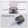 Refillable Lockable Empty Pump Dispenser Nail Manicure Cleaner Makeup Remover Container Press Bottle For Personal Use