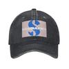 Scubapros Tauchlogo Baseballkappen Mode Gewaschene Jeanshüte Outdoor Verstellbare Kappe Sport Baseball Cowboyhut für Unisex