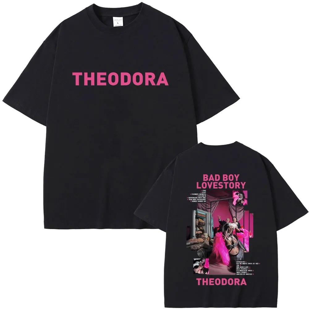 Bbl Bad Boy Lovestory Graphic T Shirt Rapper Theodora Mega Unisex Hip Hop Street Fashion Oversized Tshirt Casual Cotton Tshirt