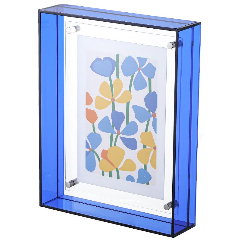 Modern Minimalist Rectangular Acrylic Wall Hanging Display Frame