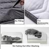 All-inclusive Super Soft Smooth Quilted Head Cover Thicken Velvet Headboard Cover Solid Color Bed Back Dust Protector Cover
