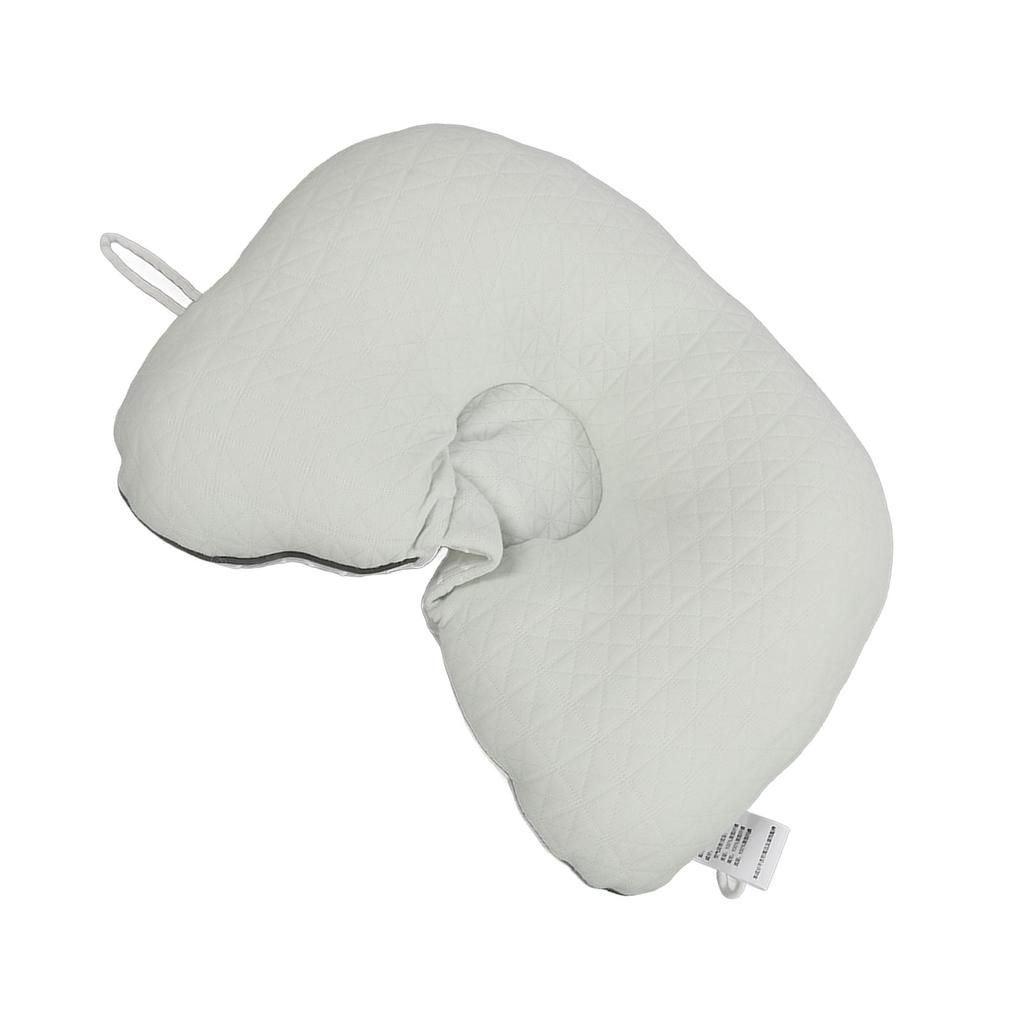 Baby Head Pillow U Shaped Soft Cozy Breathable Infant Neck Pillow with Drawstring for Home Travel