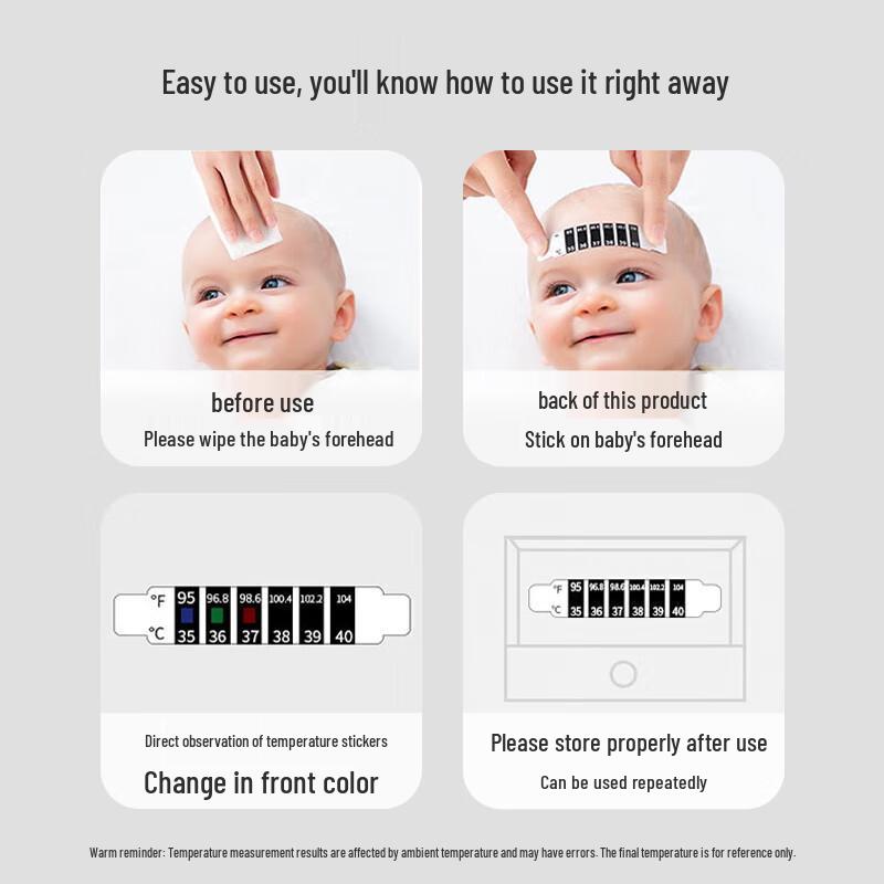 DR. Ma Baby Stirnthermometer-Pflaster