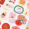 1 Buch Niedliches Tier-Thema Sticker-Sammelbuch 32 Blätter Für Scrapbooking DIY Dekoration Collage-Material Handyhülle Rahmen