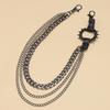 Trendy Crazy Hunter Spiked Pant Chain: Punk Rock Hip Hop Metal Waist Accessory for Men & Women