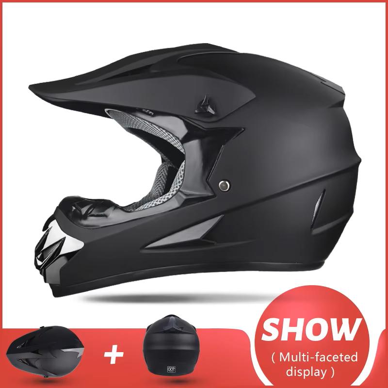 Motorcycle off-road helmet, all-season men's and women's helmet, downhill karting mountain biking racing helmet