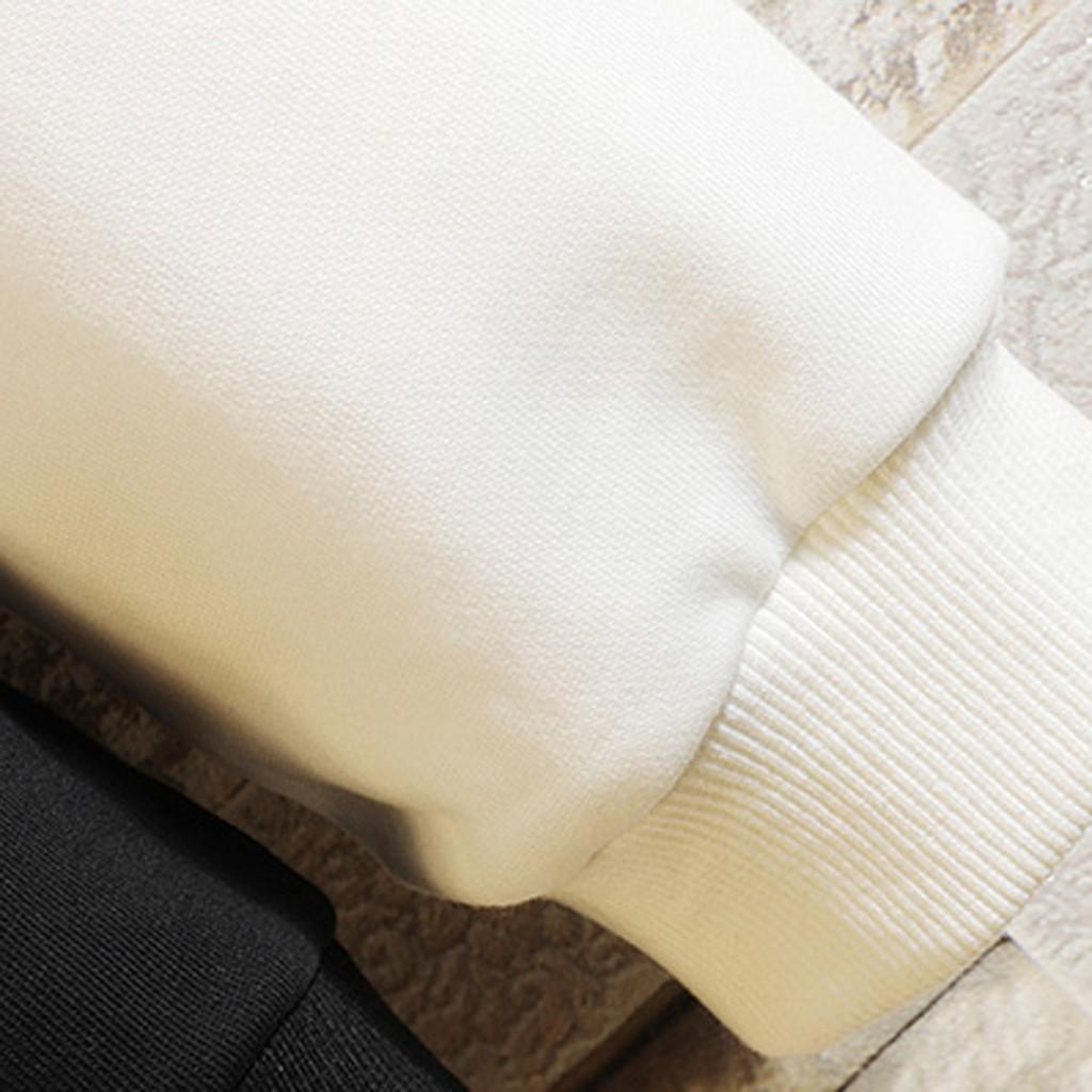 Men's  Casual Fashion Patchwork Hoodie Long Sleeves Sweatershirt Tops