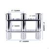 Stainless Steel Boat Rod Holder Wall Mount Fishing Pole Stand Heavy Duty 3Tube Rack for