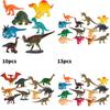 Dinosaur Static Figures Pack With Durable Plastic Material For Gift And Play