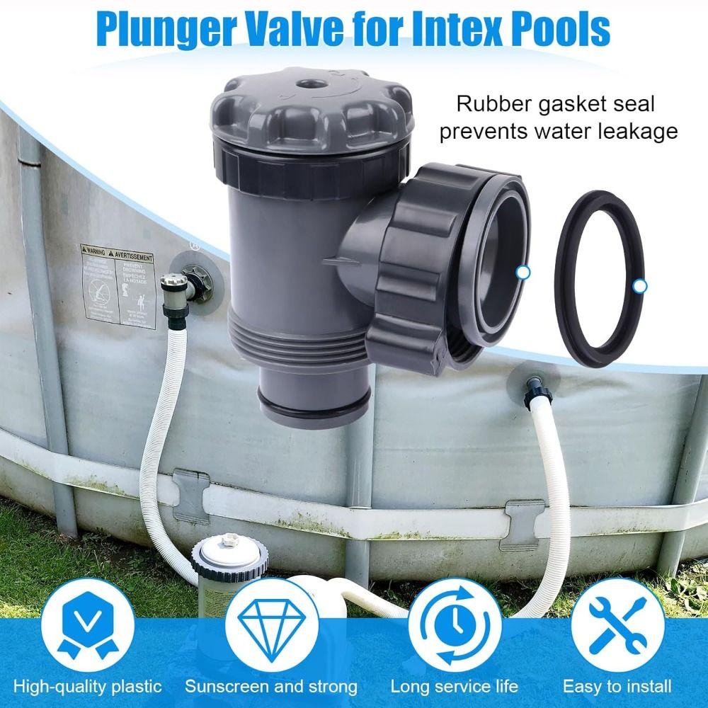 Plastic Pool Pump Plunger 38mm Pool Filter Valve New Plunger Valve