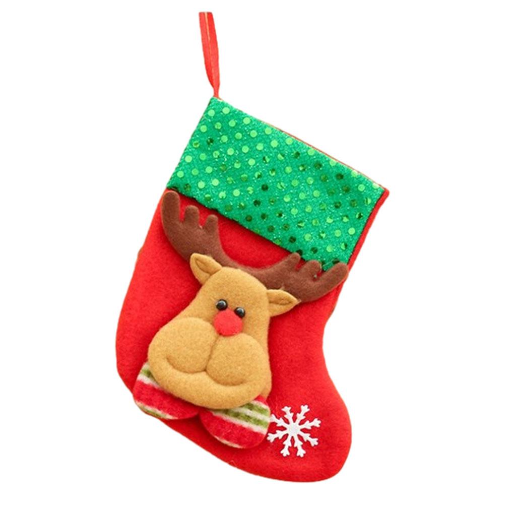

Рождественский эльф Сапог Обувь Сумка Чулок Рождественская елка Украшение Подвесной Конфетный Подарок elk