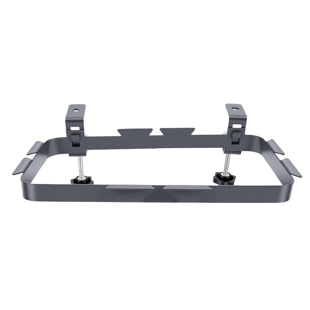 11.8×5.9×0.6in Trash Bag Holder Stainless Steel Cabinet Trash Bag Stand For Bathroom