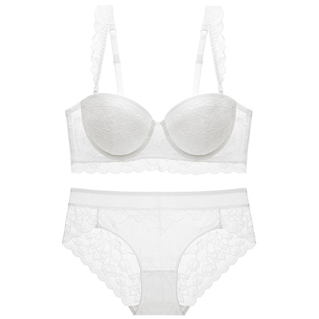 Clearance Sale Explosive Sexy Lace Ladies Underwear  Thin Upper and Lower Anti-sagging Gathering Bra