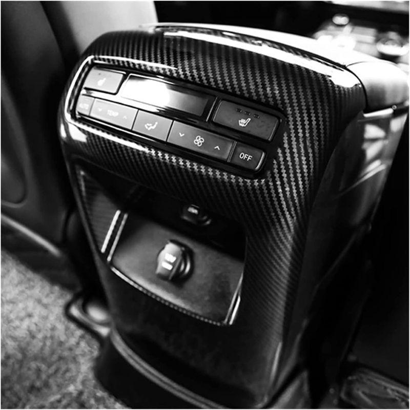 Durable-For Palisade - Car Rear Air Outlet Panel Cover Trim Sticker Spare Parts Accessories ABS Carbon Fiber