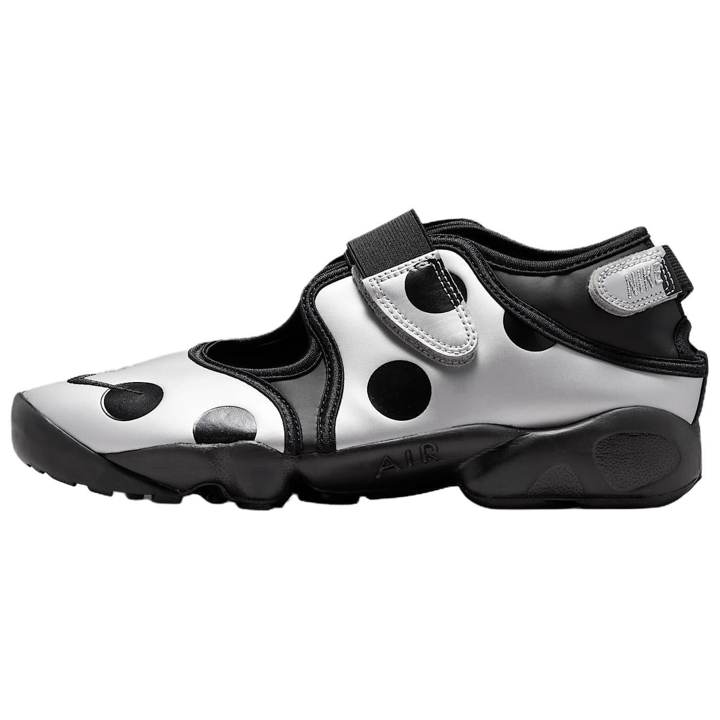 

Nike Air Rift Polka Dots Black Metallic Silver Women Sneakers IR1226-001 36.5