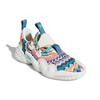 adidas Baskets Unisexe Tie-Dye Trae Young 1 Multicolore Blanc Craie Menthe Rush GY0295