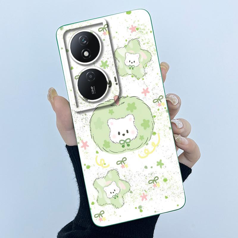 Case For Honor X7B X7 X7A Cute Panda Sweet Girls Cats Silicone Soft Cover Phone Camera Protection Casing Anti-Scratch Bumper