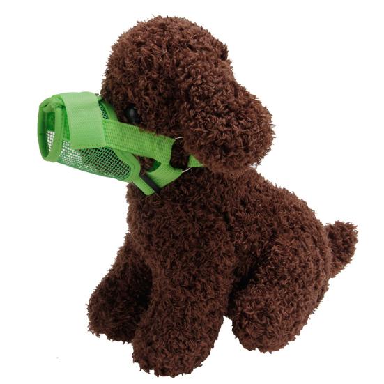 Pet Muzzle Anti-Biting Wear Resistant Polyester Drinkable Cozy Dog Muzzle Anti-Barking Mouth Cover for Home