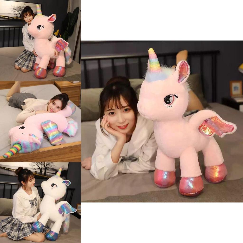 Charming Rainbow Unicorn Plush Toy For Kids Soft And Cute Stuffed Doll Gift