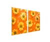 Glass Protective Plate for the Stove 2x45x52 Flower