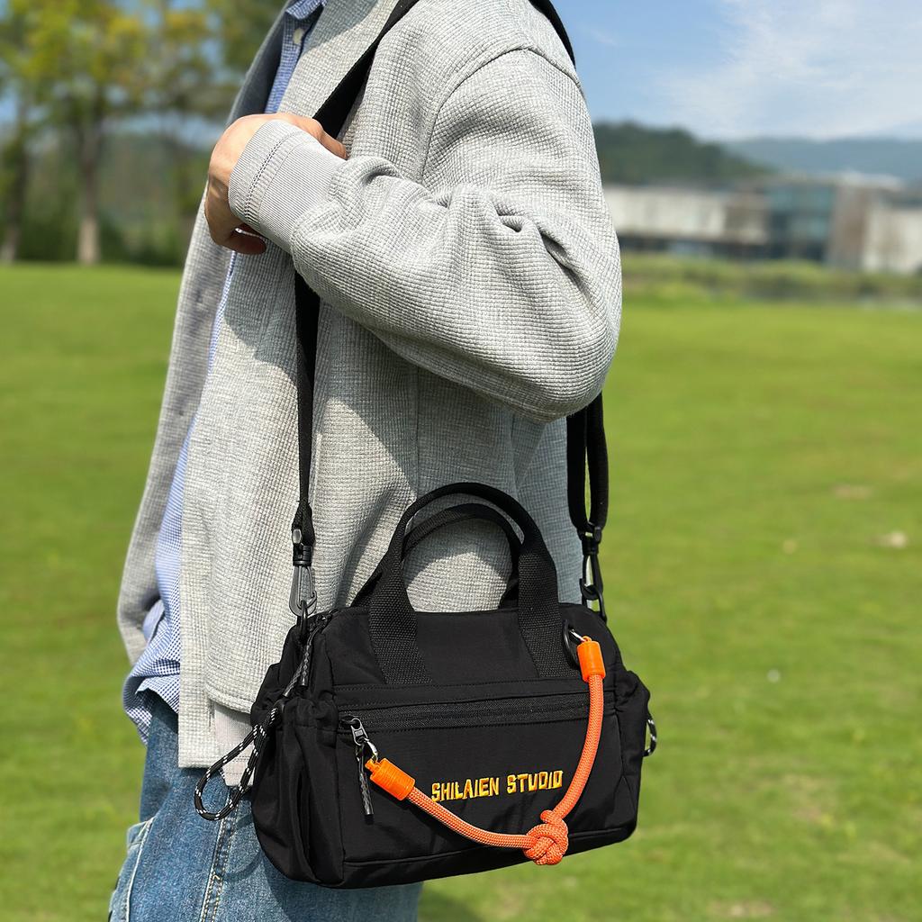 Crossbody bag Boys light commuter shoulder bag Casual backpack Student satchel Class bag Portable sports bag