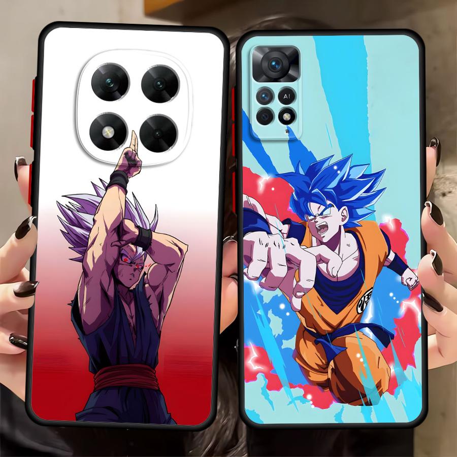 Dragon Ball Color Goku Case for Xiaomi Redmi Note 7 10S 8T 8 9 10 11 Pro 9S 12s 13 14 12 Pro Plus 11S Back Phone Cover