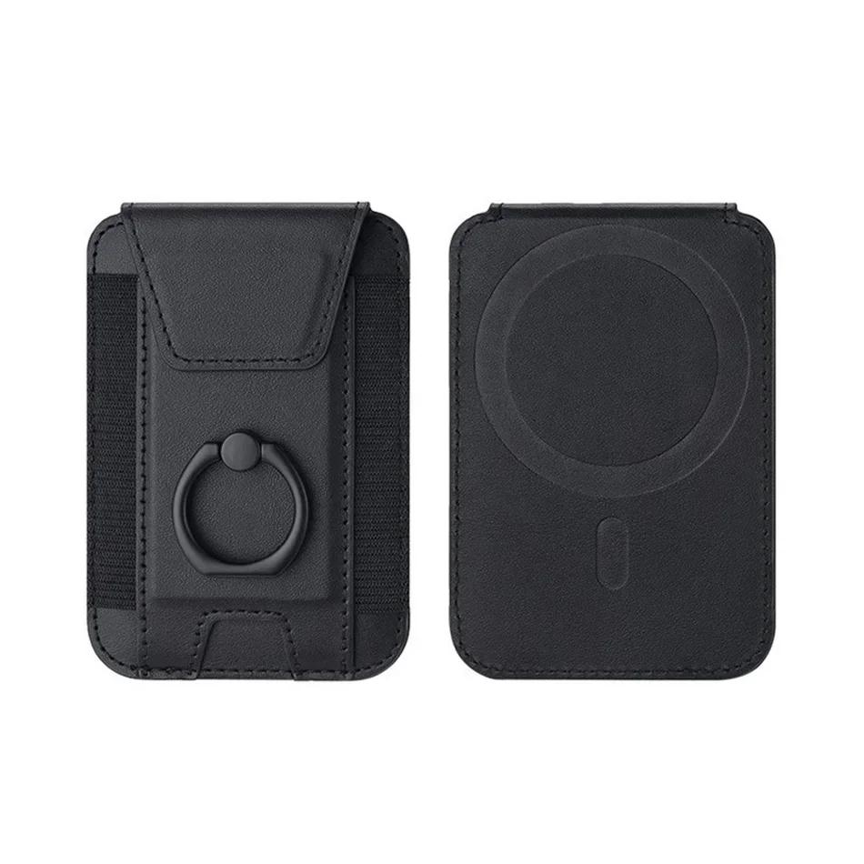 Wallets Credit Card Holder Case Slim Thin Mini Wallet Men Women Magnet Credit Card Holder for Iphone 12 13 14 15 16 Pro