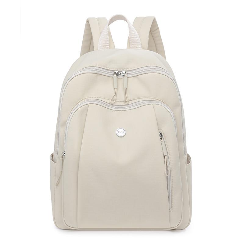 

Жіночий легкий рюкзак для активного відпочинку з кількома кишенями, студентський шкільний рюкзак бежевий