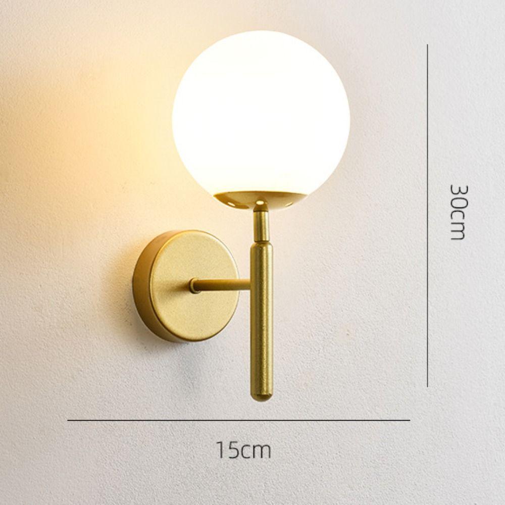 Nordic Modern Led Wall Lamp Creative Simple Wall Sconces Light Minimalist Bedside Lamp Living Room