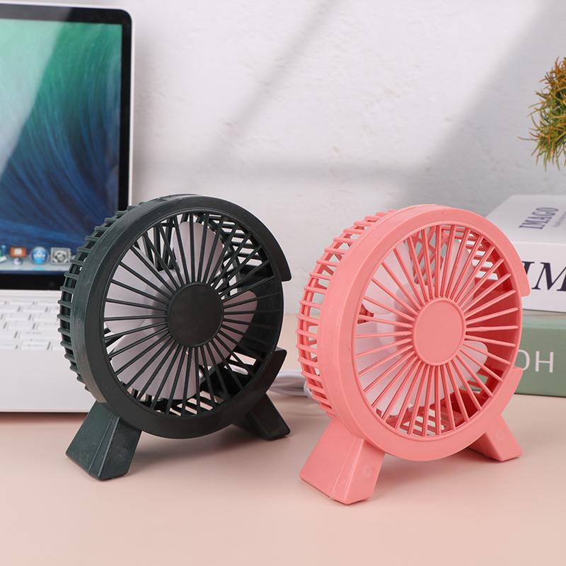 1 Piece Home Outdoor Desktop Cooler Electric Mini Fan Portable Cooling For Laptops Silent Usb Fan Camping Air Mini Appliances