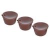 Coffee Capsules Reusable Refillable Coffee Cup Filter Kit Fit for DOLCE GUSTO Machine(Coffee 3 Capsules1 Spoon 1 Brush)