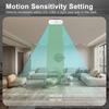 Zigbee 10G MmWave Radar Motion Sensor Human Detector with Illuminance Temperature Humidity Sensor Support Tuya Zigbee2MQTT