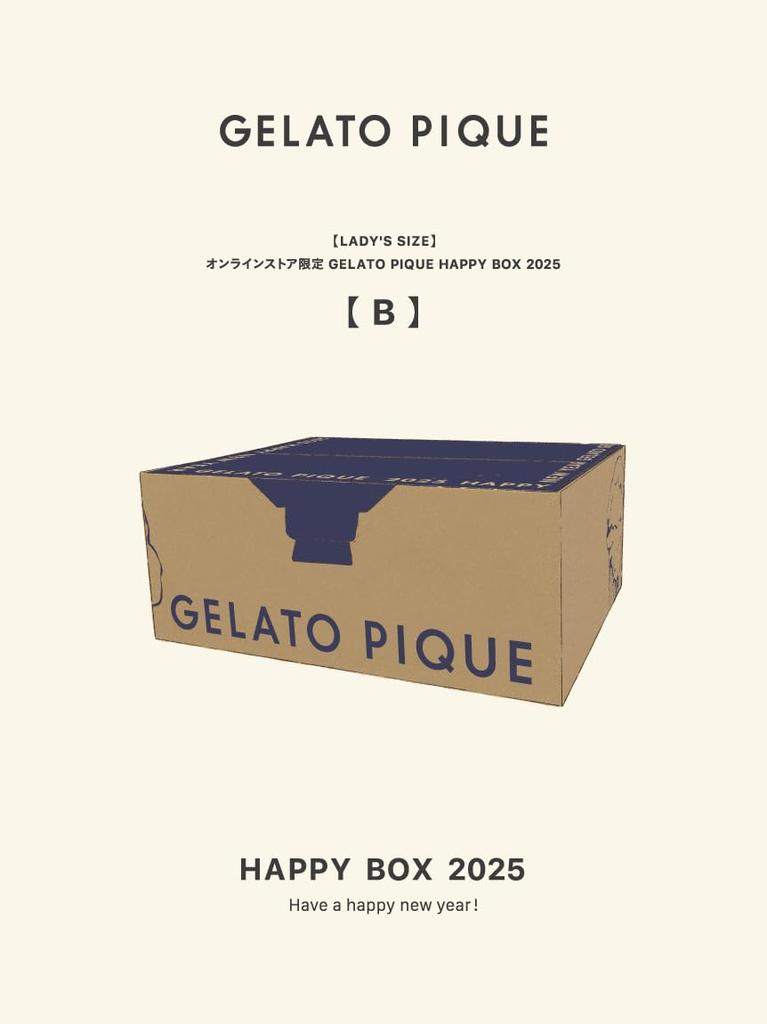 Gelato Pique Size Online Store Exclusive Happy Box 2025 B Set PFKB245002 CGRY F Women's 5-Piece Women's