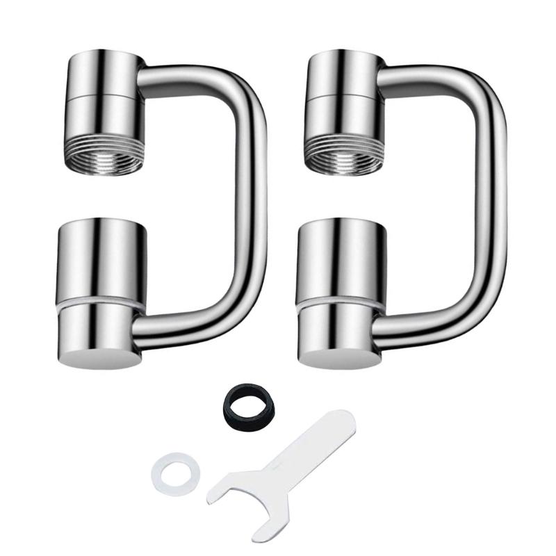 Starker Schwenkbarer Wasserhahn-Verlängerungsarm mit 360-Grad-Drehung Einfache Installation Verstellbare Wasserhahn-Adapter für den Heimgebrauch