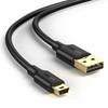 UGREEN Mini USB Cable USB2.0 A Male To MiniB Male Gold Plated Connector Compatible with PS3 Drive Recorder Digital Camera HDD Etc. 1m