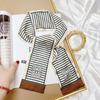 Print Flower Small Scarf For Women Handle Bag Ribbons  Fashion Head Scarf Small Long Skinny Scarves  Headbands