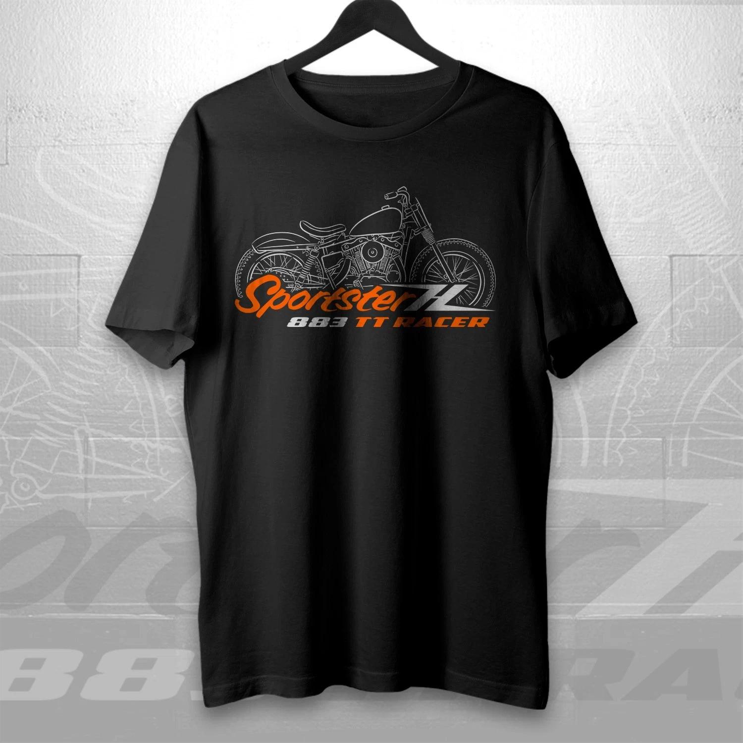 Harley-Davidson Sportster XLR883 TT Racer Motorcycle T shirt for Riders 2XL