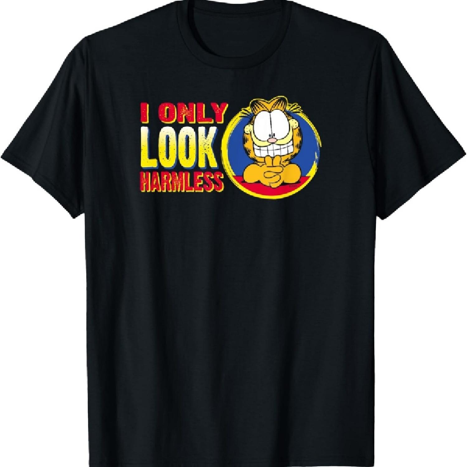 

Garfield I Only Look Harmless T-Shirt XXXXXL чёрный