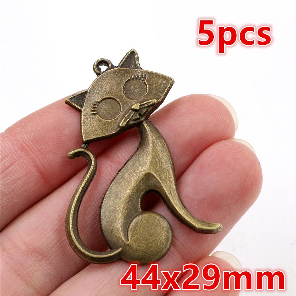 2-30pcs Animal Pendant Cute Charms Cat Dog Leopard Deer Elephant DIY Jewelry Making Accessories Findings for Necklace Keychains