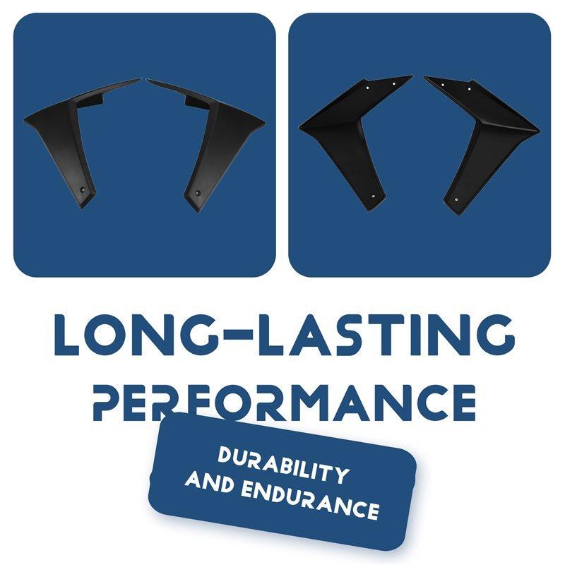 Motorcycle Side Spoiler Aerodynamic Wing Deflector Naked For MT-09 Gen 4 MT09 MT-09 SP 2024 2025 Black