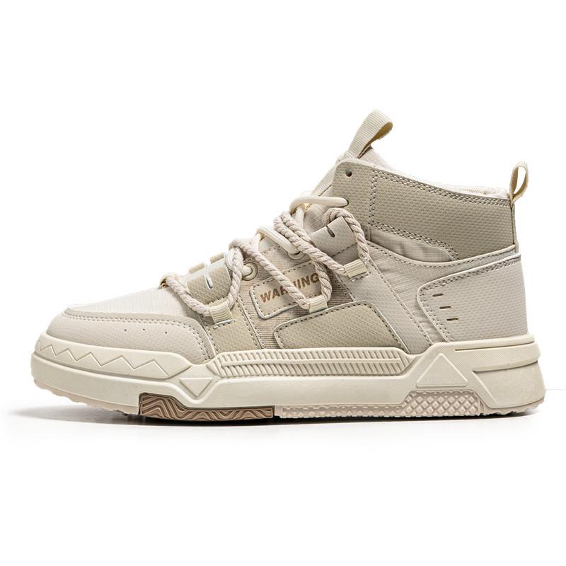 

Мужские кроссовки для скейтбординга из ткани с высоким верхом, износостойкие, весна и осень, новые дышащие повседневные мужские туфли на толстой подошве, спортивная обувь для скейтбординга 44