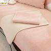 Weave Cotton Soft Linen Sofa Towel Solid Color Couch Cushion Comfortable Non Slip Sofa Towel Versatile Living Room Settee Cloth