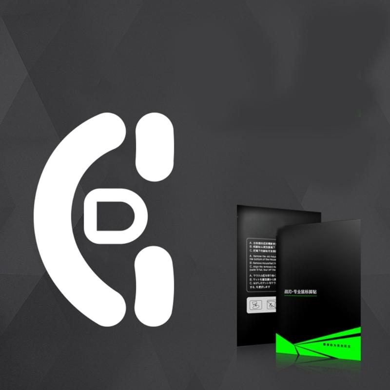 Mouse Skates Smooth Control PTFE Mouse Feet for DeathAdder Mouse Glides Enhances Precise and Durability