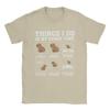 Awesome Things I Do In My Spare Time Capybara T-Shirts for Men O Neck  T Shirts Short Sleeve Tees Summer Clothing