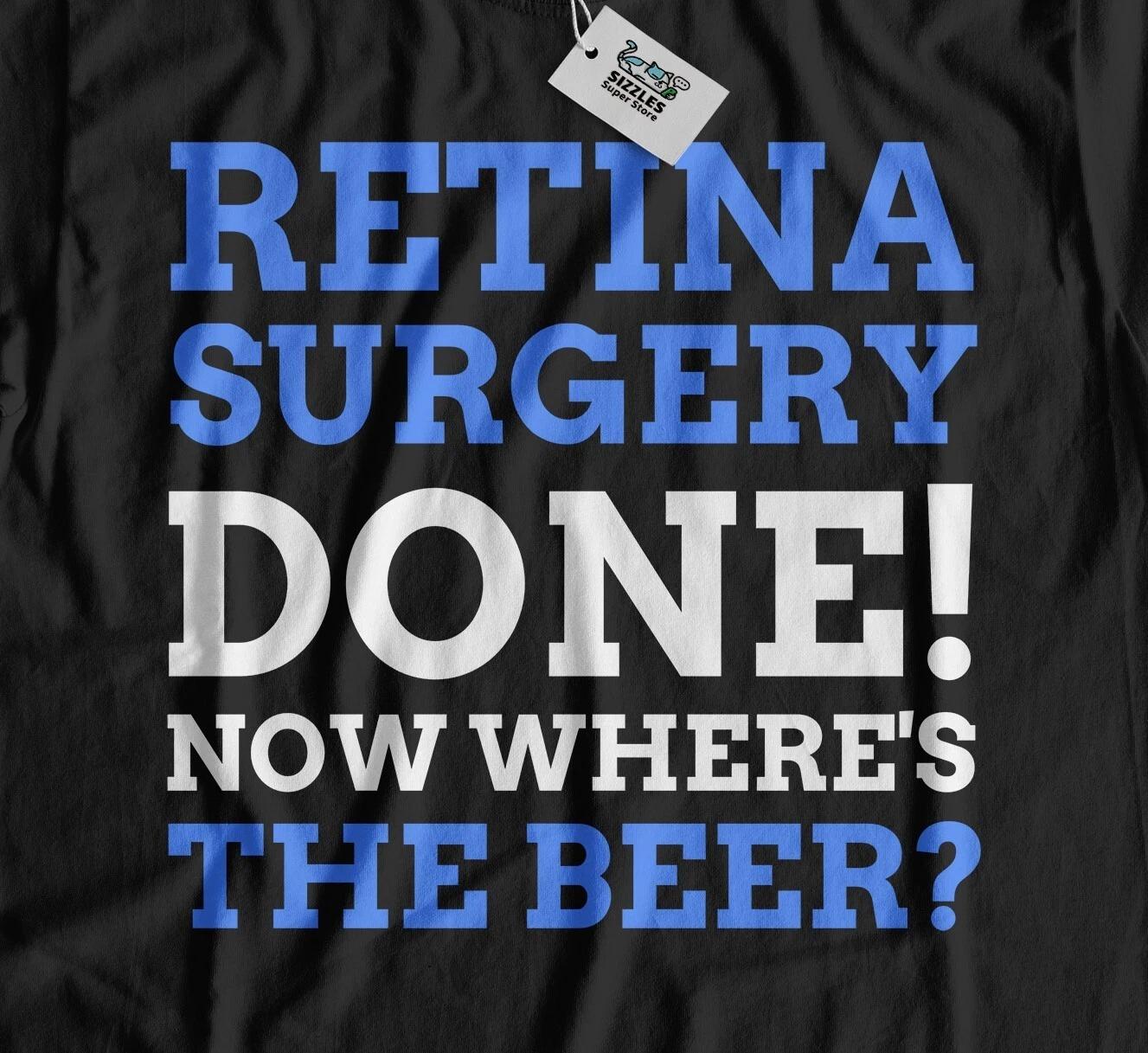 Unisex Funny Retina Surgery T-Shirt Vitrectomy & Scleral Buckle Gifts 2XL