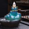 Lucky Fish Backflow Stick Incense Burner Mini Lotus Incense Burner  Office Decor