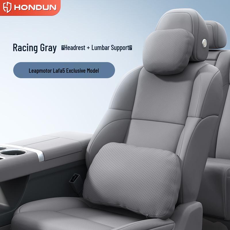 Essential Car Interior Accessories Set for Zero Run Lafa5: Headrest & Lumbar Support with Neck & Waist Protection